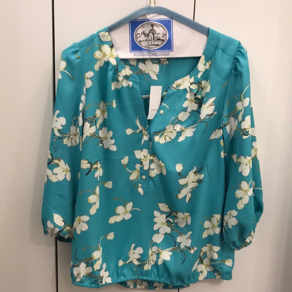 Turquoise Top